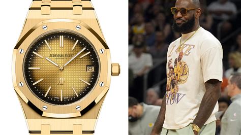 lebron gold rolex|lebron james royal oak watch.